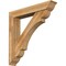 Ekena Millwork Olympic Traditional Rough Sawn Bracket w/ Offset Brace, Western Red Cedar, 8"W x 46"D x 46"H BKT0806X46X46OLY01RWR - alternate 1